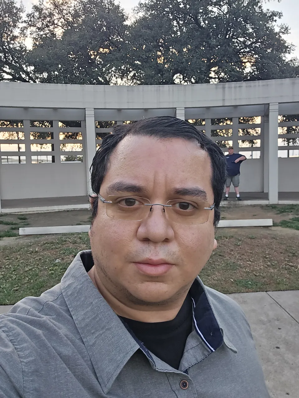 Selfie in downtown Dallas
