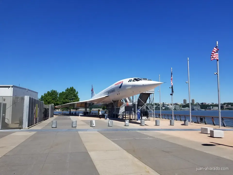 The Concorde at the Intrepid Museum