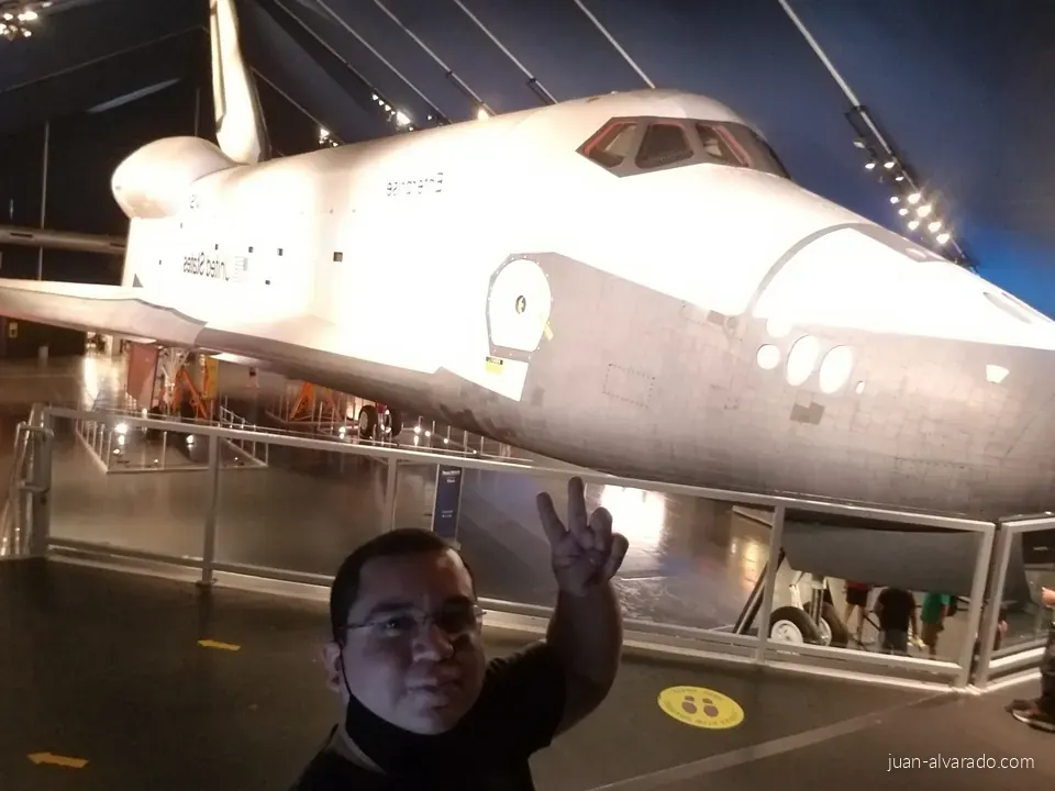 Selfie with the Space Shuttle Enterprise
