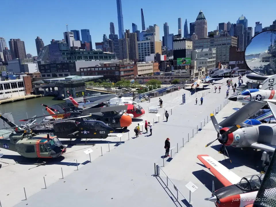 Another view of the Intrepid's flight deck