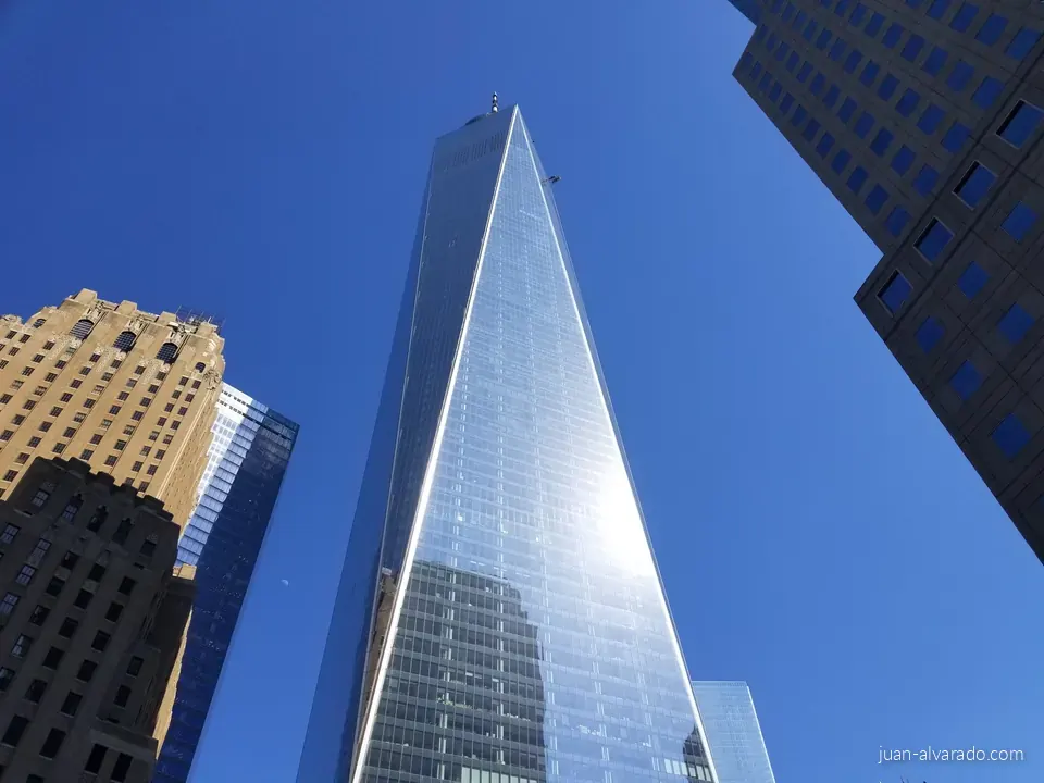 One World Trade Center from below