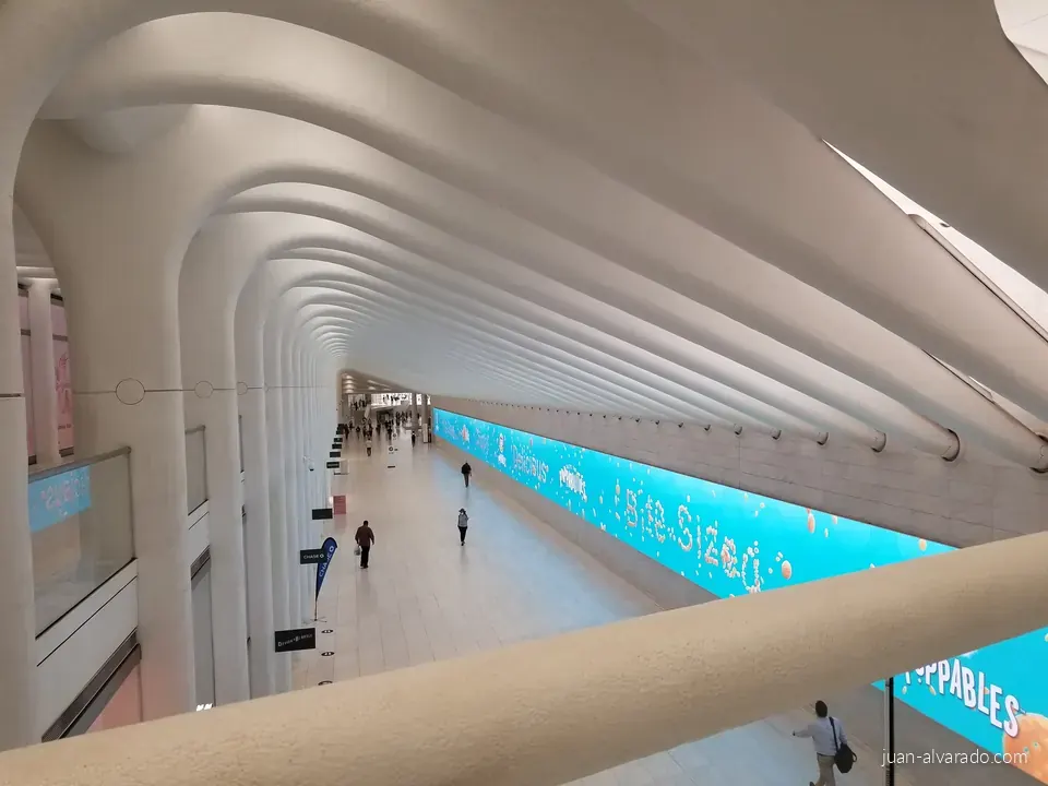 A corridor at the World Trade Center
