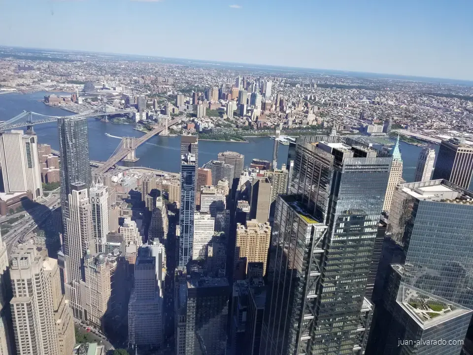 Lower Manhattan and Brooklyn from One World Observatory
