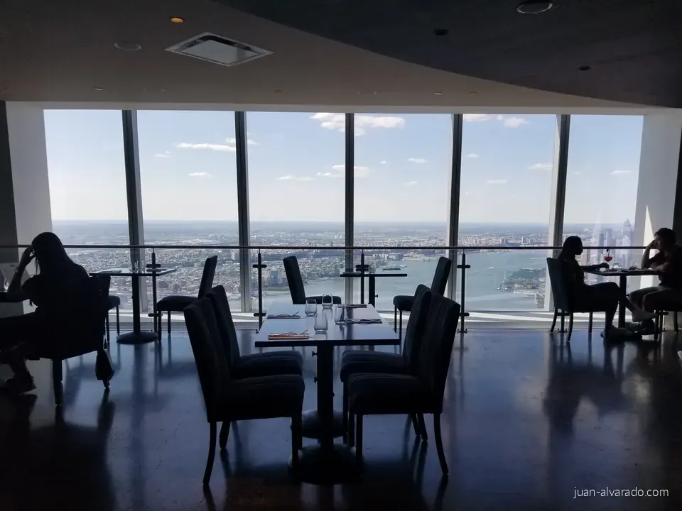 A restaurant at One World Observatory