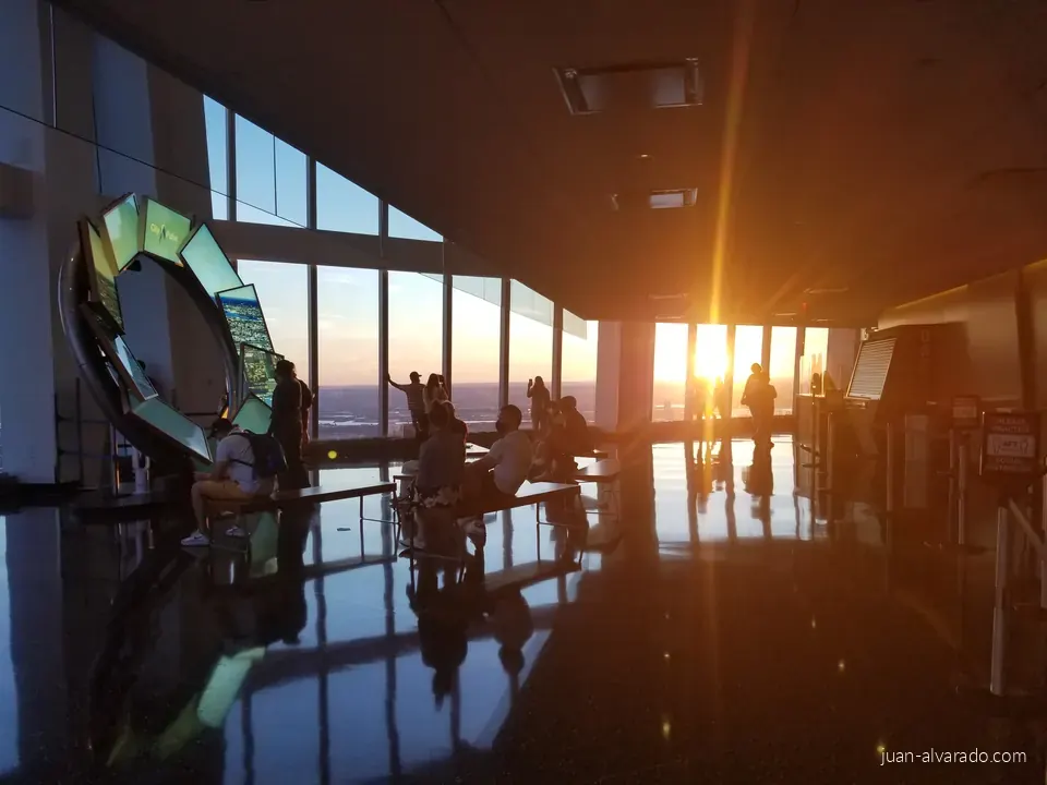 The observatory at sunset