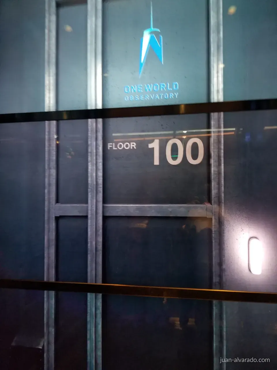 The elevator to floor 100