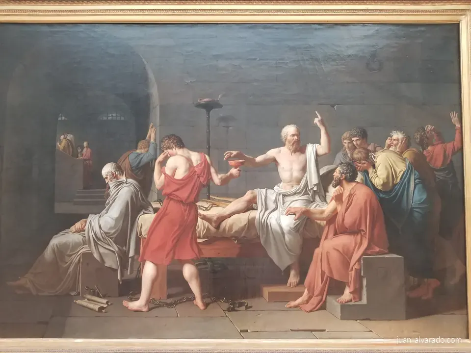 The Death of Socrates by Jacques-Louis David