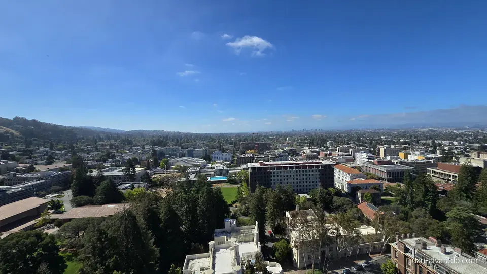 Panorama of Berkeley from the tower